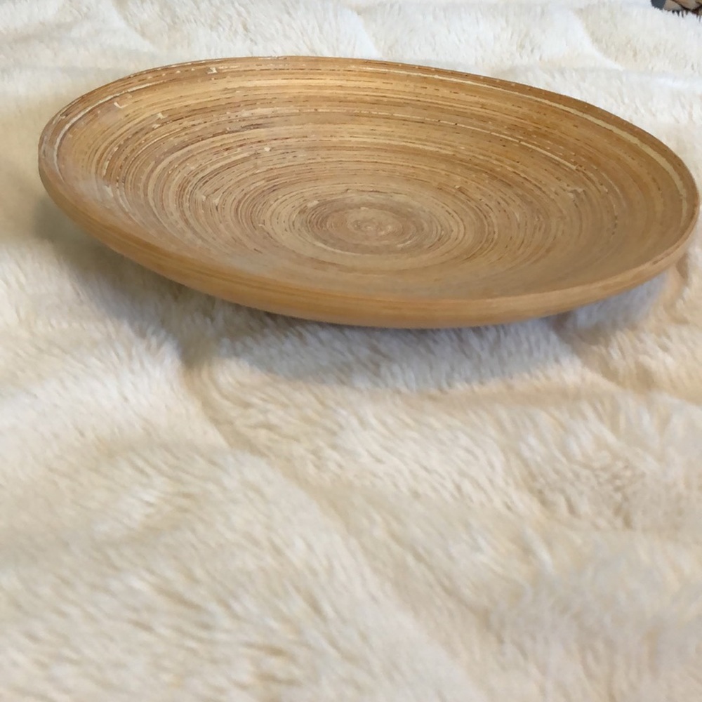 Wood decorative dish - Picture 3 of 3